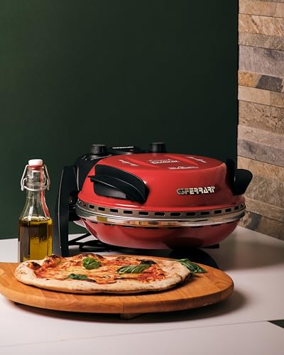 G3 Ferrari G10006 Pizza Äußern Vergnügen, Ofen Pizza, 1200 W, 400°C, Rot