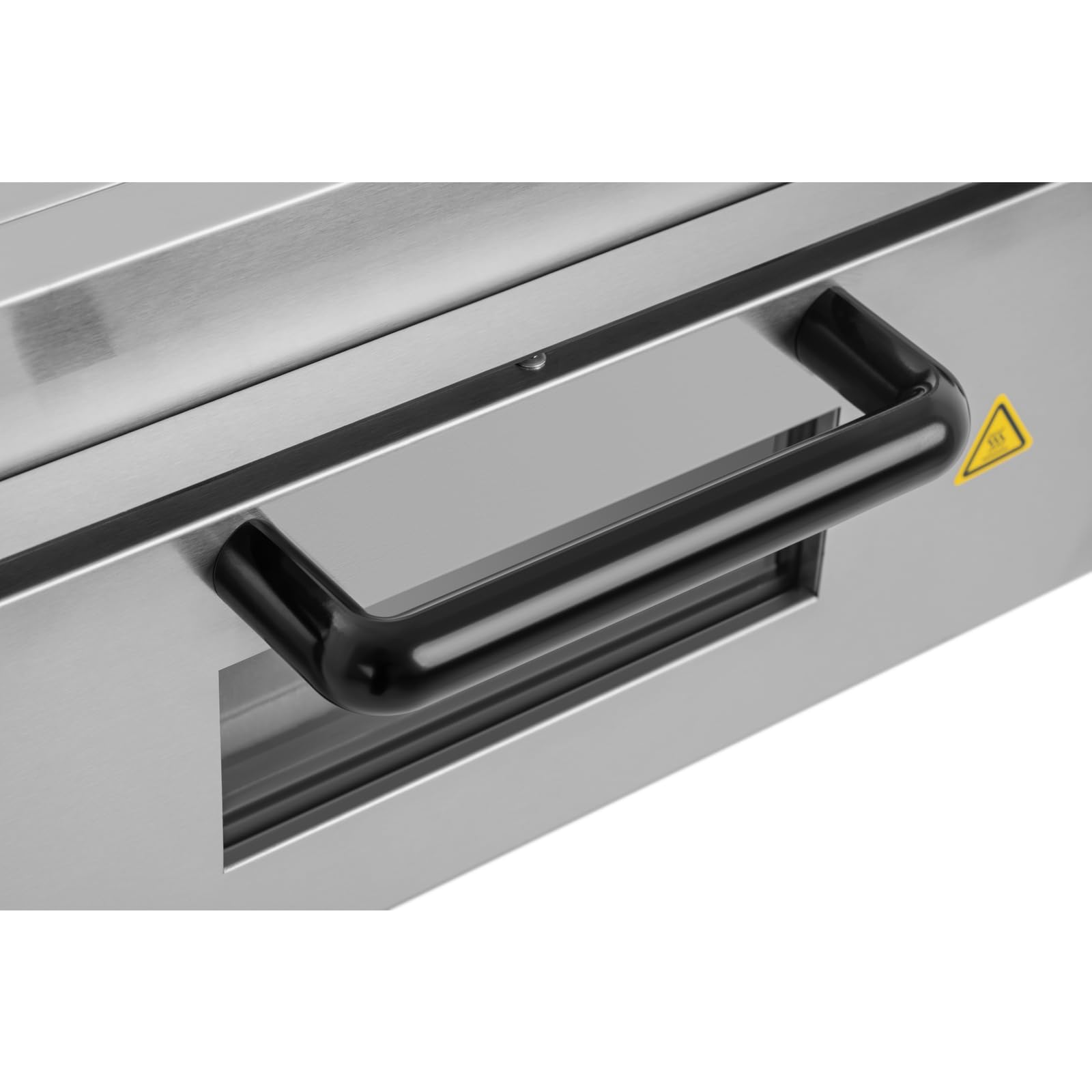Royal Catering RCPO-2000-1PE Pizzaofen elektrisch 2000W 1 Kammer Pizzabackofen Pizza Ofen Schamotte Schamotteboden