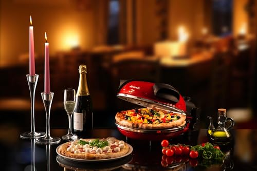 Ariete Pizzaofen Da Gennaro 1200 W Rot und Schwarz